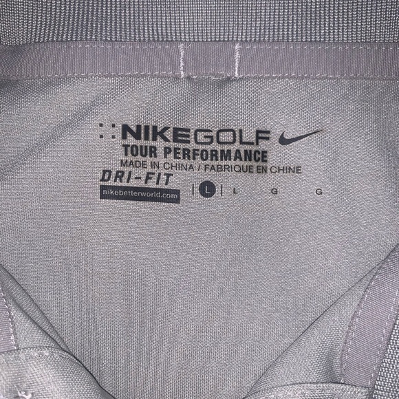Nike Golf Tour Performance Shirt - Gray - Picture 3 of 3